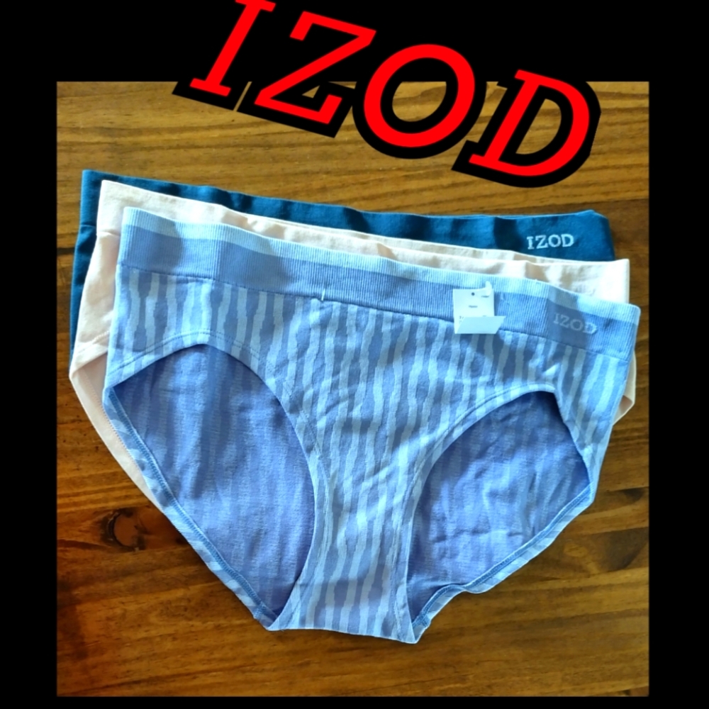 NWT* IZOD HI CUT BRIEF PANTIES